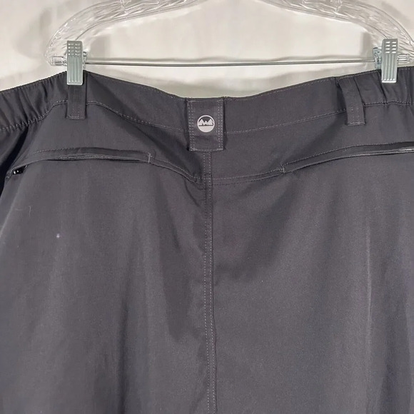 Wrangler Cargo Shorts Men's 48 Black Zip Pockets Button Zip Lightweight - Picture 7 of 10